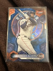 2023 Bowman's Best Yordan Alvarez #46 Blue 028/150 Houston Astros